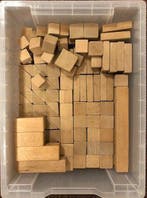 Houten blokjes in een bak.1, Boeken, Verzenden, Nieuw