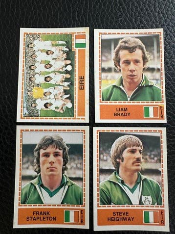 1980 Panini 4 Figurine panini Euro 80 squadra Eire nuove - 4, Nieuw