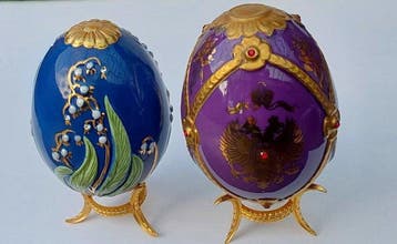Fabergé ei - Faberge - 22 kt goud
