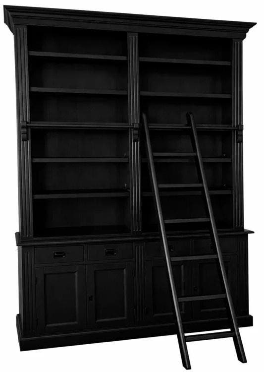 Boekenkast zwart - zwart Kesteren 180 x 240cm, Huis en Inrichting, Kasten | Boekenkasten, Ophalen of Verzenden