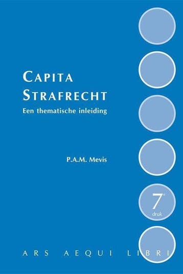 Capita strafrecht - Mevis, Verzenden, Gelezen
