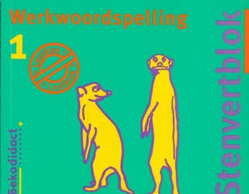 Stenvert Werkwoordspelling 1 (per stuk), Verzenden, Nieuw