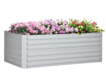 Verhoogde Plantenbak 180x90 – Stalen Kweekbak met Afvoer, Tuin en Terras, Bloembakken en Plantenbakken, Verzenden, Nieuw