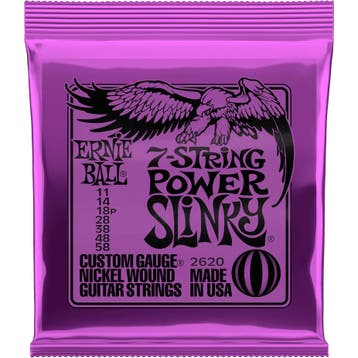 Ernie Ball 2620 Power Slinky elektrische gitaarsnaren, Ophalen of Verzenden, Nieuw