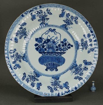Kangxi (1662-1722) - Kom - Abundant Floral Basket with