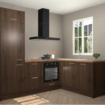 Noten keuken Guangzhou 124087, Huis en Inrichting, Keuken | Complete keukens, Verzenden, Nieuw