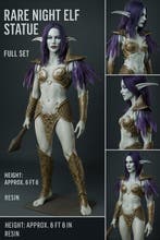 Beeld, Night Elf – Warcraft Universe – Life-Size (1:1), Nieuw