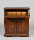 Secretaire - Esdoorn, Mahonie - Hoogte: 101 cm