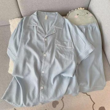 Heren Pyjamaset Korte Mouw & Shorts - Comfortabele Zomer Lou, Kleding | Heren, Verzenden, Nieuw