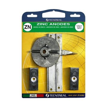 Tecnoseal Zink Anode Kit voor Mercury Buitenboordmotor F30-4, Watersport en Boten, Ophalen of Verzenden, Nieuw