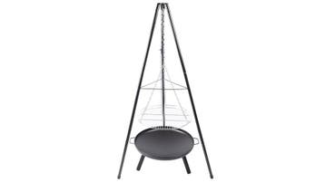El Paso BBQ Barbecue Driepoot Zwart/Zilver (Tuin en Terras), Verzenden, Nieuw