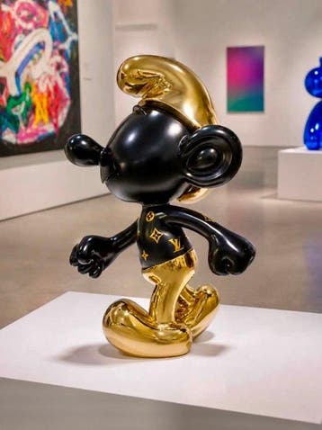 NewArtsy X - Smurf Statue Louis Vuitton XL
