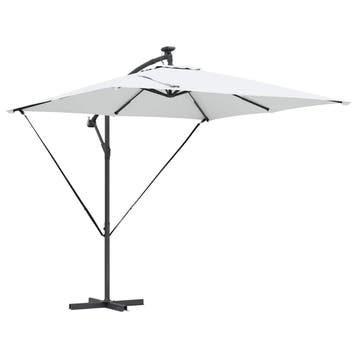 vidaXL Parasol Zand 249 x 249 x 250 cm Polyester en, Verzenden, Nieuw, 2 tot 3 meter