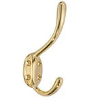 Hoedhaak Bern messing ongelakt, Verzenden, Nieuw