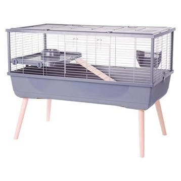 Zolux knaagdierkooi cavia neolife grijs (Konijnenkooien), Verzenden, Nieuw, Ren