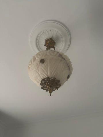 Plafondlamp - Glas, Messing