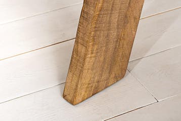 Ronde eettafel ART WOOD 120cm bruin massief mangohout -, Huis en Inrichting, Ophalen of Verzenden, Nieuw