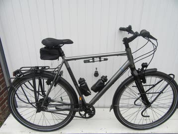 Grote Koga Traveller vakantiefiets, Rohloff, riem nr. 6515, Ophalen, 28 inch, Gebruikt, 10 tot 15 versnellingen