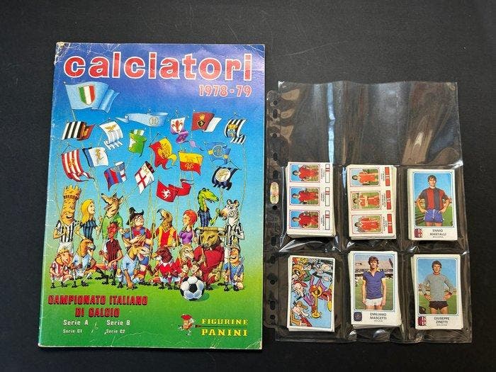 Panini Calciatori 1978-79 + figurine sciolte - 1 Empty Album, Verzamelen, Stickers