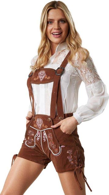 2dekans | Dressforfun Lederhose Ammersee XL -, Dressforfun, Ophalen of Verzenden, Zo goed als nieuw