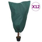 vidaXL Plantenhoezen met trekkoord 12 st 70 g/m² 0,8x1,2 m, Verzenden, Nieuw
