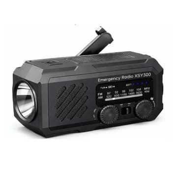 XSY 300 - Noodradio - 2.000mAh Powerbank - Zwart, Ophalen of Verzenden, Nieuw