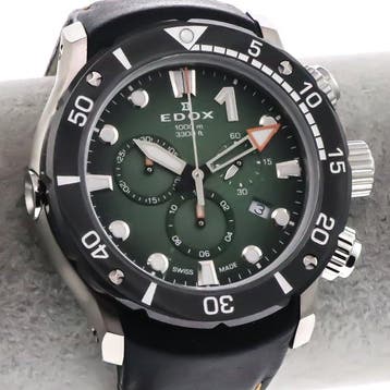 Edox Chronograph CO-1 - Swiss Made Chronograph Watch -, Nieuw