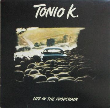 LP gebruikt - Tonio K. - Life In The Foodchain, Verzenden, Zo goed als nieuw, Overige formaten
