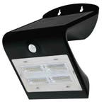 Solar LED wandlamp Carl II met sensor en 4 lichtstanden, Kunststof, Verzenden, Minder dan 50 watt, Overige typen