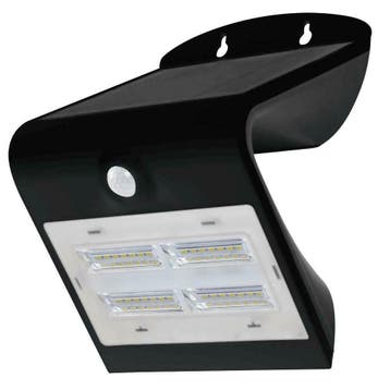 Solar LED wandlamp Carl II met sensor en 4 lichtstanden, Kunststof, Verzenden, Minder dan 50 watt, Overige typen
