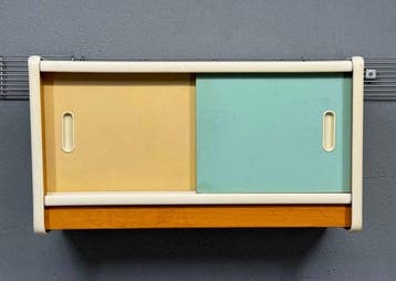 Kast - Hout - 1970s Wandkast