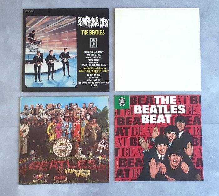 Beatles - 4 German reissues of Beatles icons - Diverse, Cd's en Dvd's, Vinyl Singles