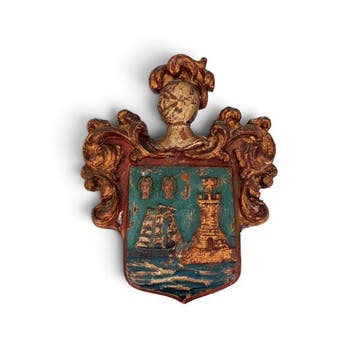Decoratief ornament - Santander - Spanje - heraldische