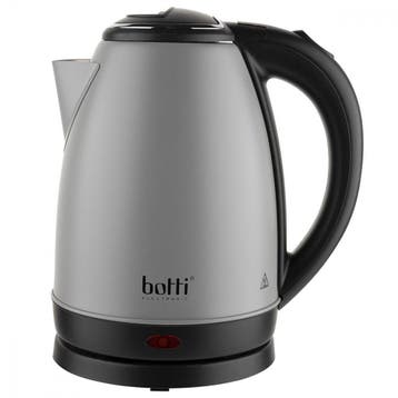 Botti Victor waterkoker 1,7 L – 1800 W – Grijs Mat – RVS –, Ophalen of Verzenden, Nieuw