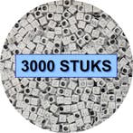 Fako Bijoux - Letterkralen Vierkant Bulk - Letter Beads -, Verzenden, Nieuw