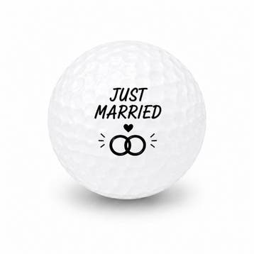 Just Married golfbal - Wilson Smart Core - 3, Ophalen of Verzenden, Nieuw