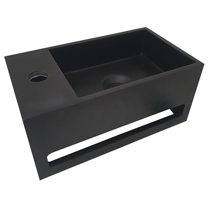 Wiesbaden Julia Fontein Links - 35x20x16cm - Solid Surface -, Doe-het-zelf en Verbouw, Sanitair, Nieuw, Ophalen of Verzenden