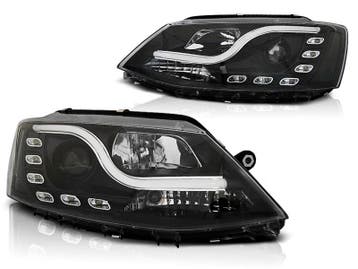 Koplampen VW Jetta 11-18 dagrijverlichting zwart, Ophalen of Verzenden, Nieuw