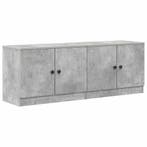 vidaXL Bed kast 2 pcs Betongrijs 66 x 35 x 48 cm, Huis en Inrichting, Verzenden, Nieuw, Grijs, Hout