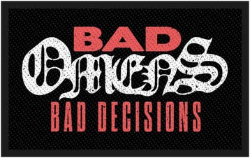 Bad Omens Bad Decisions - Patch officiële merchandise, Ophalen of Verzenden, Nieuw, Kleding