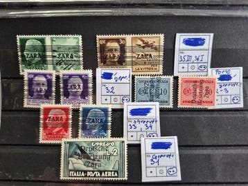 Duitse Rijk - Bezetting van Zara 1943/1943 - Mi. 31–34 **,, Gestempeld