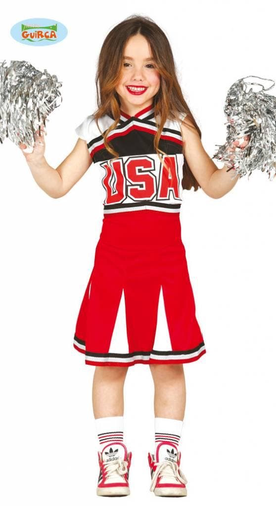 Cheerleader pakje kind USA, Kleding | Dames, Carnavalskleding en Feestkleding, Nieuw, Ophalen of Verzenden