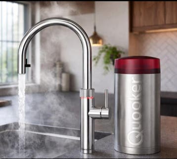Quooker Combi+ RVS kraan inclusief professionele installatie, Nieuw