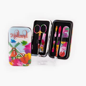 Manicuresetje tulpen design Holland, Ophalen of Verzenden, Nieuw