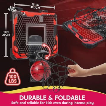 Mini Indoor Basketbalring met Verlichting - Leuk voor Kinder, Verzenden, Nieuw