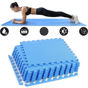 Gym Vloer Tegels | 50x50cm Schuim | Premium | OP=OP, Overige materialen, Rug, Overige typen, Nieuw