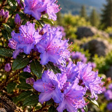 Rhododendron ‘Blue Tit’ container (P17) Sierplanten, Verzenden, Overige soorten, Halfschaduw