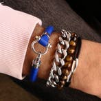 Omega Accessories; Sailing Bracelet; Fresh Blue; Rubber;..., Ophalen of Verzenden, Zo goed als nieuw, Overige kleuren