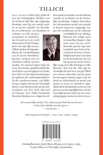 De moed om te zijn 9789061317265 Paul Tillich, Verzenden, Zo goed als nieuw, Paul Tillich