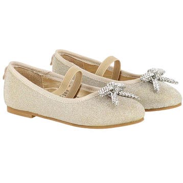 Angels Face Sofia Diamante Bow Pumps Gold - Schoenmaat 32, Kleding | Dames, Ophalen of Verzenden, Nieuw